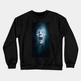 person trapped in ghost world, halloween design Crewneck Sweatshirt